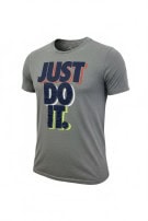 NIKE ΓΚΡΙ GRAPHIC TEE JUST DO IT ΑΝΤΡΙΚΟ PRE OWNED XL