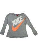 Nike Grey Long Sleeve Logo T-Shirt Women’s M