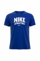 NIKE GRAPHIC TEE ATHLETIC BLUE MEN PRE OWNED M