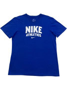 NIKE GRAPHIC TEE ATHLETIC BLUE MEN PRE OWNED M