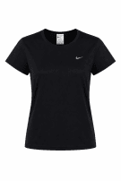 2000s NIKE GRAPHIC TEE MINIMAL BLACK WOMEN PRE OWNED S