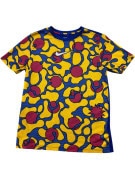 NIKE GRAPHIC T SHIRT STREETWEAR BLUE RED MEN PRE OWNED M