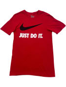 NIKE ΓΡΑΦΙΚΟ T SHIRT STREETWEAR ΚΟΚΚΙΝΟ ΑΝΤΡΙΚΟ PRE OWNED S