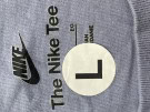NIKE GRAFIX TEE MINIMAL BLUE UNISEX PRE OWNED L