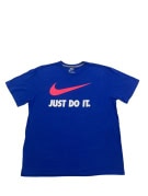 NIKE GRAPHIC TEE ATHLETIC BLUE UOMO PRE OWNED XL