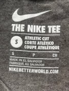 NIKE GRAPHIC TEE ATHLETIC CHARCOAL ΑΝΤΡΙΚΟ PRE OWNED S