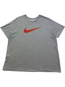 NIKE GRAPHIC TEE ATHLETIC GREY MEN PRE OWNED XXL