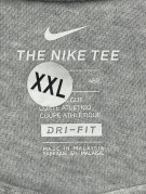 NIKE GRAPHIC TEE ATHLETIC GREY MEN PRE OWNED XXL