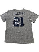 NIKE GRAPHIC TEE ATHLETIC GREY MEN PRE OWNED M