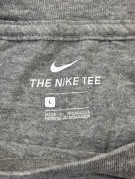 NIKE GRAPHIC TEE MELANGE GREY MEN PRE OWNED L