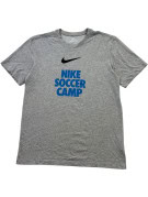 NIKE GRAPHIC TEE MINIMAL GREY MEN PRE OWNED M