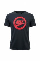 NIKE GRAPHIC TEE SPORTS BLACK MEN PRE OWNED M