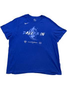 NIKE GRAPHIC TEE SPORTSWEAR BLUE MENS PRE OWNED L