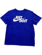 NIKE T SHIRT SPORTSWEAR BLUE UOMO PRE OWNED M