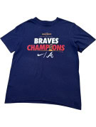 NIKE GRAPHIC TEE SPORTSWEAR NAVY MEN PRE OWNED M