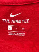 NIKE GRAPHIC TEE SPORTSWEAR RED UNISEX PRE OWNED S
