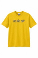 NIKE GRAPHIC TEE SPORTSWEAR YELLOW ΑΝΤΡΙΚΟ PRE OWNED M