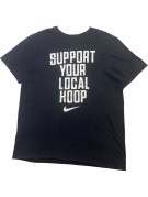 NIKE GRAPHIC TEE SPORTY BLACK MEN PRE OWNED L