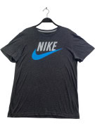 NIKE GRAPHIC TEE STREETWEAR CHARCOAL UNISEX PRE OWNED L