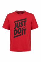 NIKE GRAPHIC TEE STREETWEAR RED MEN PRE OWNED M