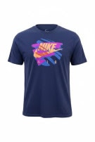 NIKE T SHIRT GRAPHIC STREETWEAR NAVY UOMO PRE OWNED M