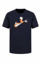 NIKE T SHIRT GRAPHIC STREETWEAR NAVY UOMO PRE OWNED L