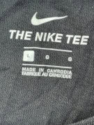 NIKE T SHIRT GRAPHIC STREETWEAR NAVY UOMO PRE OWNED L