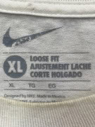 NIKE GRAPHIC TEE VINTAGE OFF WHITE MEN PRE OWNED XL