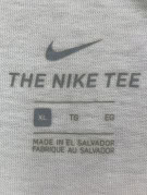 NIKE GRAPHIC TEE Y2K WHITE MEN PRE OWNED XL