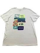 NIKE GRAPHIC TEE Y2K WHITE MEN PRE OWNED XL