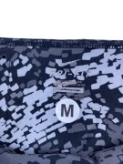 Nike Γυναικείο Κολάν Dri-FIT Μοτίβο Γκρι/Μαύρο Size M