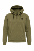 NIKE FELPA CON CAPPUCCIO MINIMAL OLIVE UOMO PRE OWNED S