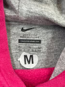 Nike Hoodie Ροζ με Logo Μπροστά Unisex M