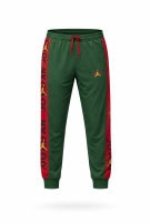 NIKE JORDAN TRACK PANTS STREETWEAR GREEN MEN PRE OWNED M