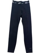 NIKE LEGGINGS SPORTSWEAR BLACK UNISEX PRE OWNED XS