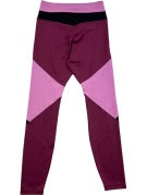 NIKE LEGGINGS SPORTSWEAR BORDEAUX ROSA NERO DONNA PRE OWNED S