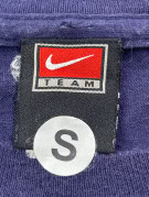 NIKE MAGLIA A MANICHE LUNGHE GRAPHIC MINIMAL NAVY UOMO PRE OWNED S
