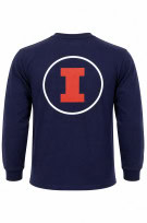 NIKE MAGLIA A MANICHE LUNGHE GRAPHIC MINIMAL NAVY UOMO PRE OWNED S