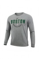NIKE LONGSLEEVE ATHLETIC GREY MEN PRE OWNED S