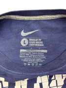 NIKE LONG SLEEVE T-SHIRT BIG LOGO BLUE UNISEX L
