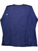 NIKE LONG SLEEVE T-SHIRT BIG LOGO BLUE UNISEX L