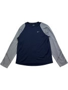 NIKE ΜΑΚΡΥΜΑΝΙΚΗ ΜΠΛΟΥΖΑ SPORTSWEAR NAVY ΓΚΡΙ ΑΝΤΡΙΚΟ PRE OWNED M