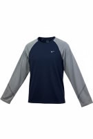 NIKE ΜΑΚΡΥΜΑΝΙΚΗ ΜΠΛΟΥΖΑ SPORTSWEAR NAVY ΓΚΡΙ ΑΝΤΡΙΚΟ PRE OWNED M