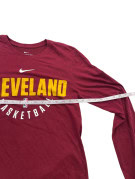 NIKE LONG SLEEVE T SHIRT SPORTSWEAR BURGUNDY MENS PRE OWNED M