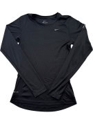 NIKE ΜΠΛΟΥΖΑ ΜΑΚΡΥ ΜΑΝΙΚΙ SPORTSWEAR ΜΑΥΡΟ ΓΥΝΑΙΚΕΙΟ PRE OWNED S