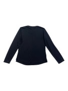 NIKE ΜΠΛΟΥΖΑ ΜΑΚΡΥΜΑΝΙΚΗ DRI-FIT LOGO ΜΑΥΡΟ ΓΥΝΑΙΚΕΙΟ S