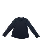 NIKE ΜΠΛΟΥΖΑ ΜΑΚΡΥΜΑΝΙΚΗ DRI-FIT LOGO ΜΑΥΡΟ ΓΥΝΑΙΚΕΙΟ S