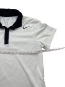 NIKE POLO SHIRT SPORTSWEAR WHITE BLACK MENS PRE OWNED L