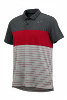 NIKE POLO SHIRT SPORTSWEAR BLACK RED GREY MENS PRE OWNED M