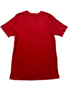 NIKE T-SHIRT VINTAGE STYLE LOGO RED MENS M